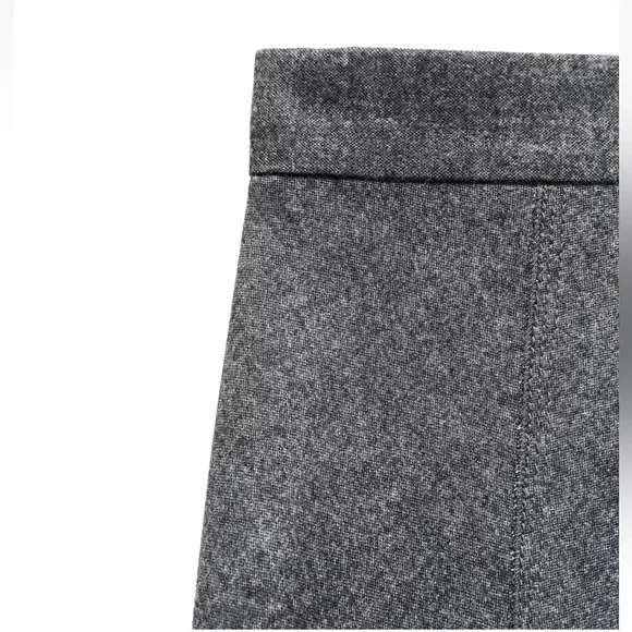 ZARA Wool blend cape skirt Midi A-line silhouette ZW collection Gray size XS NWT - Picture 10 of 12